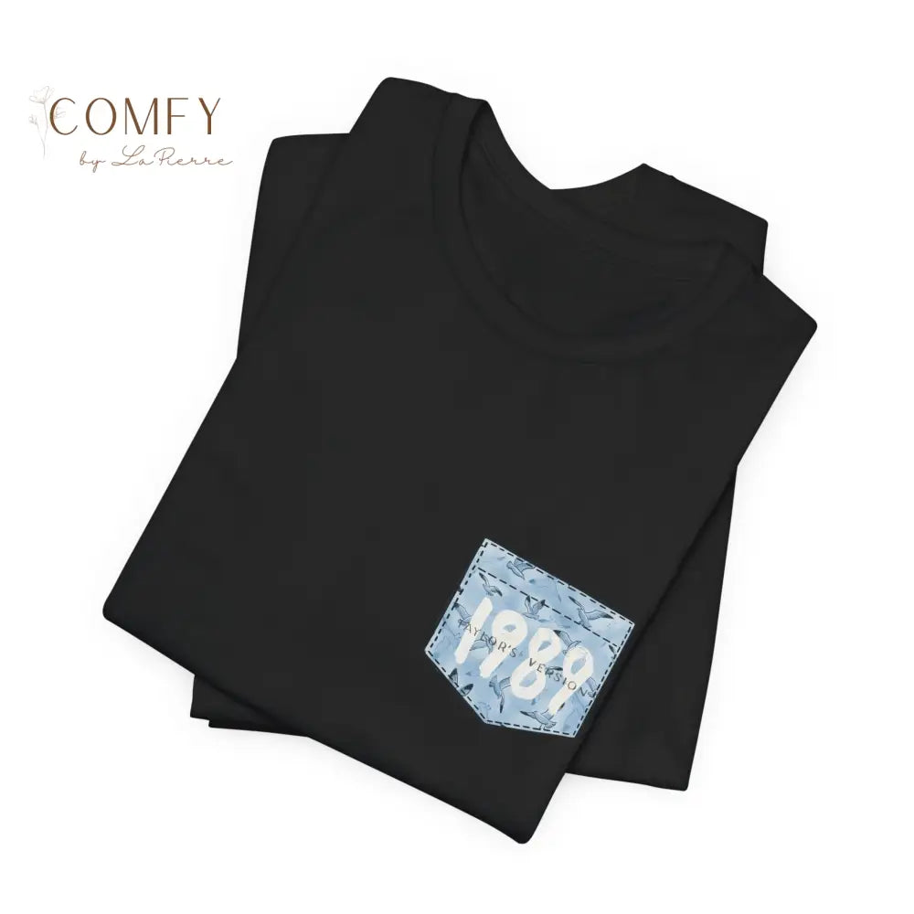 1989 Pocket Graphic Tee • Minimalist Year Pocket Design • Unisex Jersey Short Sleeve T-Shirt (XS–4XL) T-Shirt