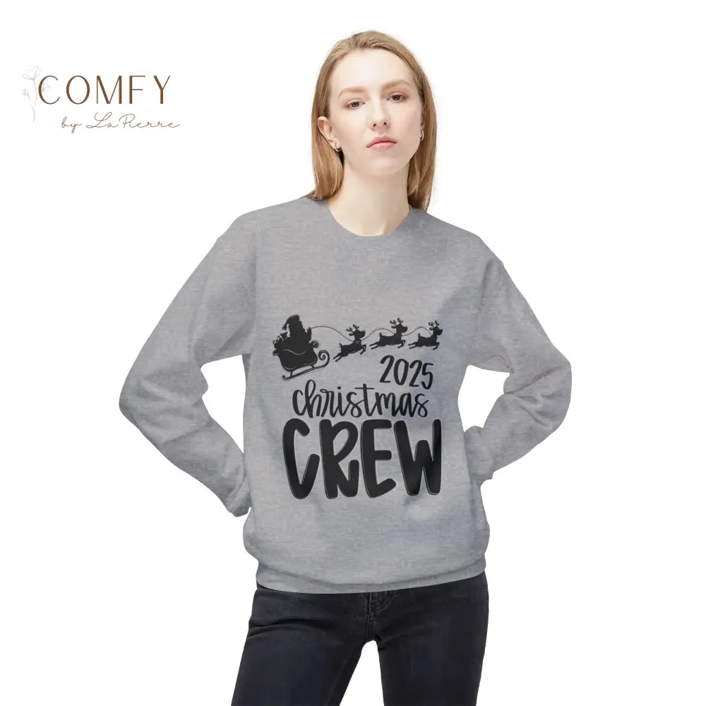 2025 Christmas Crew Sweatshirt • Matching Family Holiday Pullover • Festive Christmas Outfit Crewneck • Unisex Fleece