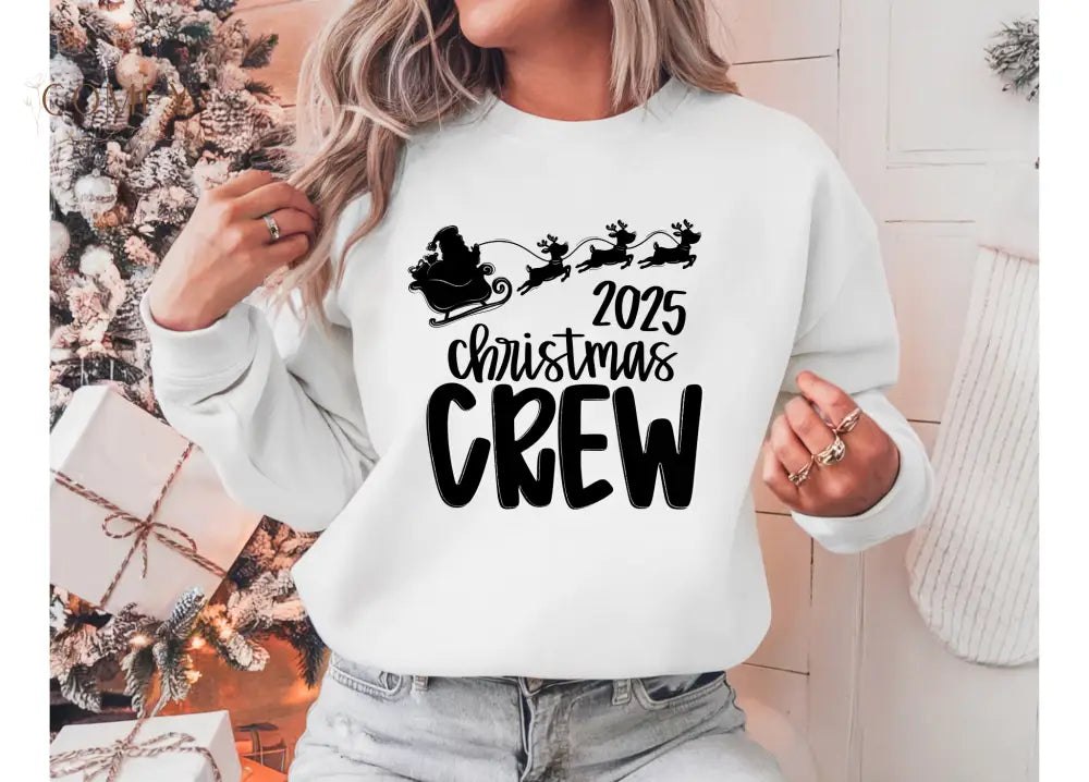 2025 Christmas Crew Sweatshirt • Matching Family Holiday Pullover • Festive Christmas Outfit Crewneck • Unisex Fleece