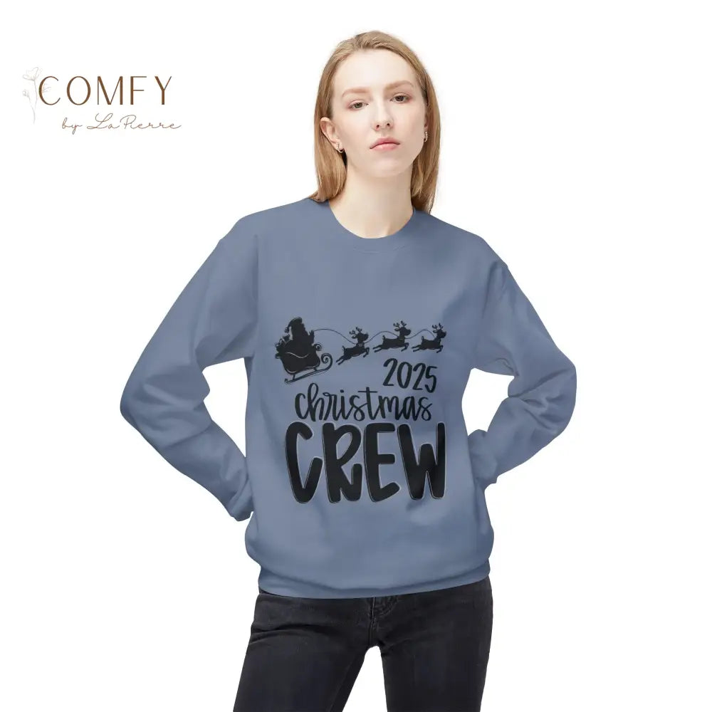 2025 Christmas Crew Sweatshirt • Matching Family Holiday Pullover • Festive Christmas Outfit Crewneck • Unisex Fleece