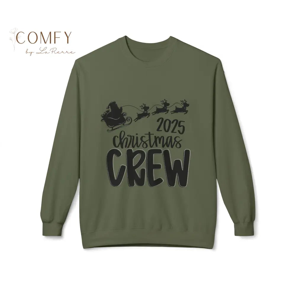 2025 Christmas Crew Sweatshirt • Matching Family Holiday Pullover • Festive Christmas Outfit Crewneck • Unisex Fleece