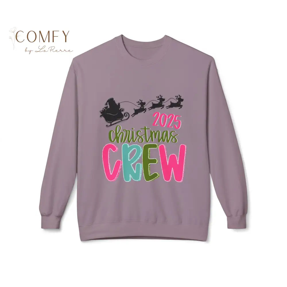2025 Colorful Christmas Crew Sweatshirt • Matching Family Holiday Crewneck • Festive Rainbow Christmas Pullover