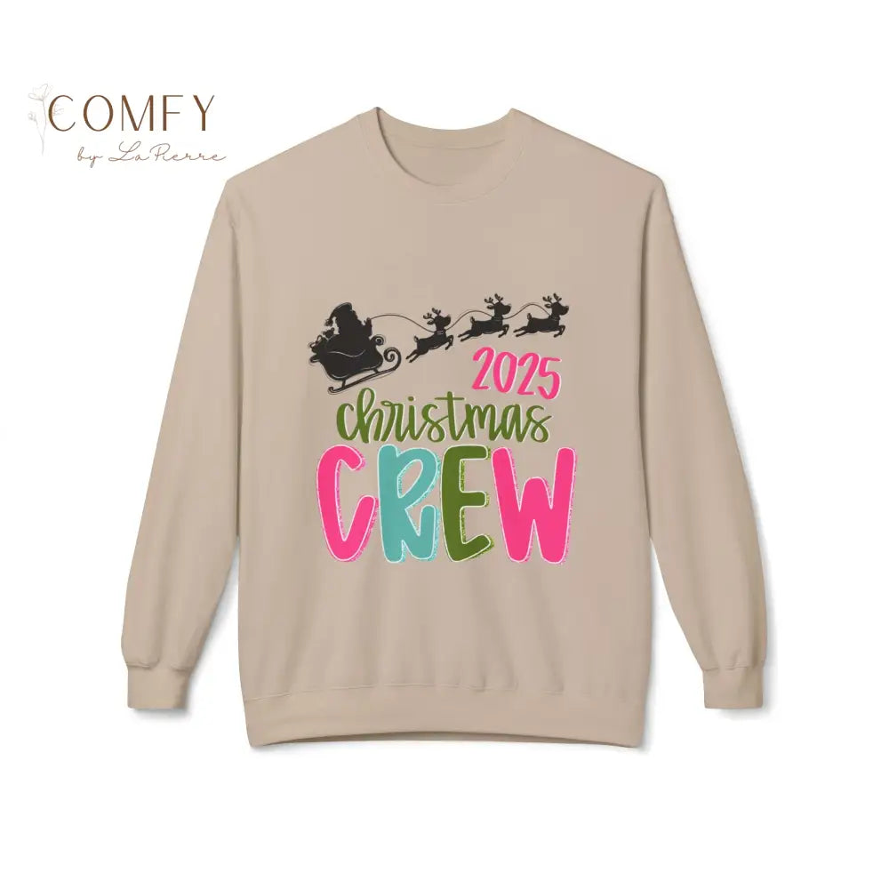 2025 Colorful Christmas Crew Sweatshirt • Matching Family Holiday Crewneck • Festive Rainbow Christmas Pullover