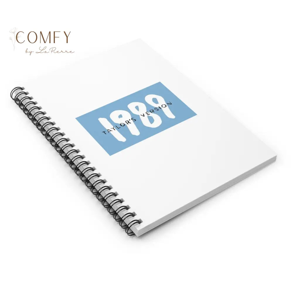 Aesthetic Sky Blue Spiral Notebook • Soft Pastel Lined Journal • Cute Stationery Notebook for Daily Writing One Size