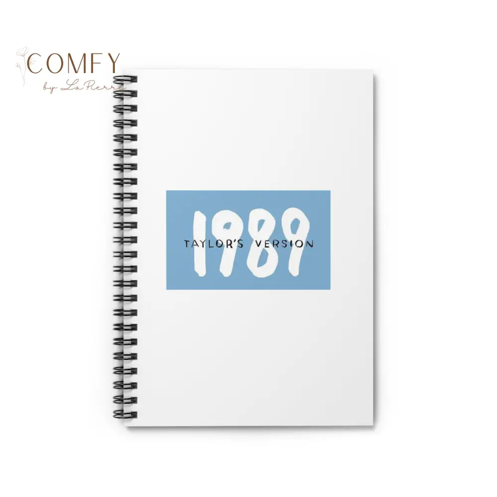 Aesthetic Sky Blue Spiral Notebook • Soft Pastel Lined Journal • Cute Stationery Notebook for Daily Writing One Size