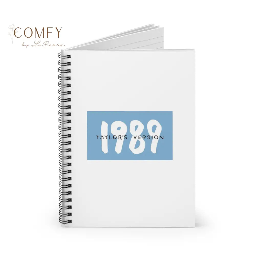 Aesthetic Sky Blue Spiral Notebook • Soft Pastel Lined Journal • Cute Stationery Notebook for Daily Writing One Size