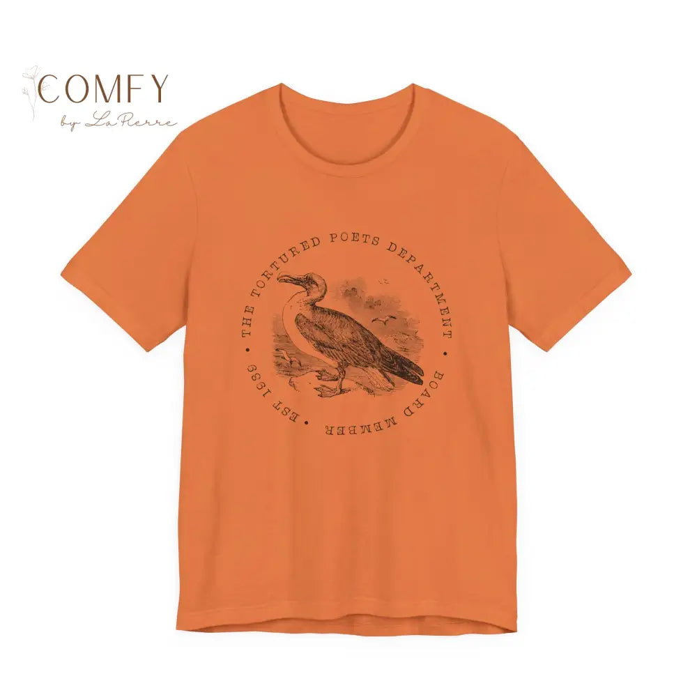 “Albatross” Poetic Graphic Tee • Dark Academia Literary Shirt • Aesthetic Minimalist Quote T-Shirt • Unisex Jersey Tee