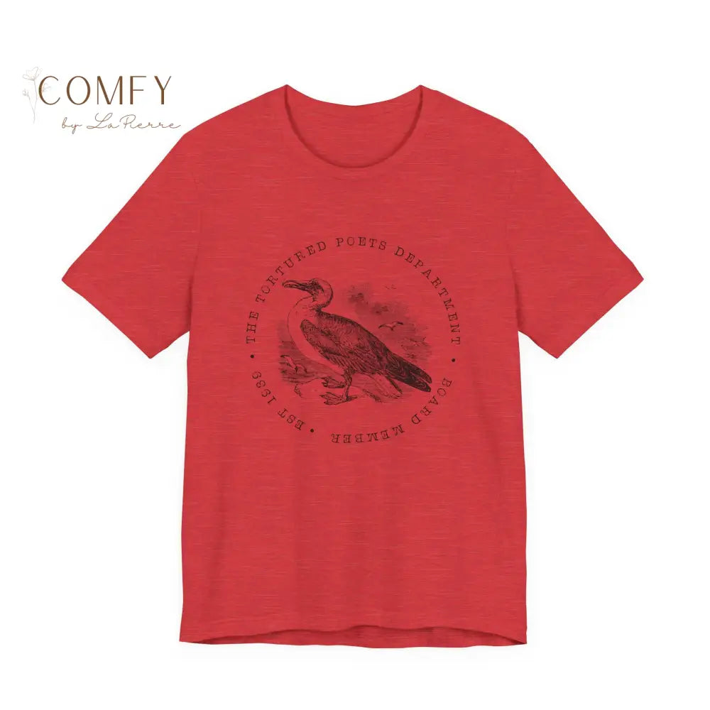 “Albatross” Poetic Graphic Tee • Dark Academia Literary Shirt • Aesthetic Minimalist Quote T-Shirt • Unisex Jersey Tee