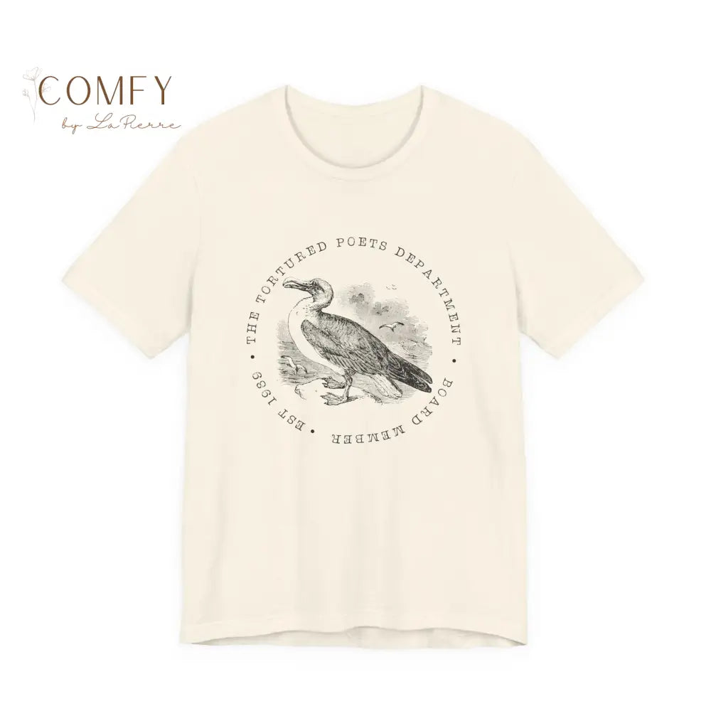 “Albatross” Poetic Graphic Tee • Dark Academia Literary Shirt • Aesthetic Minimalist Quote T-Shirt • Unisex Jersey Tee