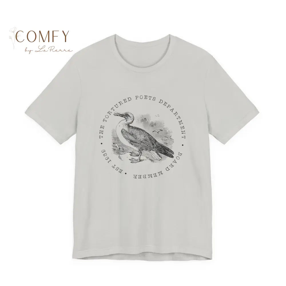 “Albatross” Poetic Graphic Tee • Dark Academia Literary Shirt • Aesthetic Minimalist Quote T-Shirt • Unisex Jersey Tee