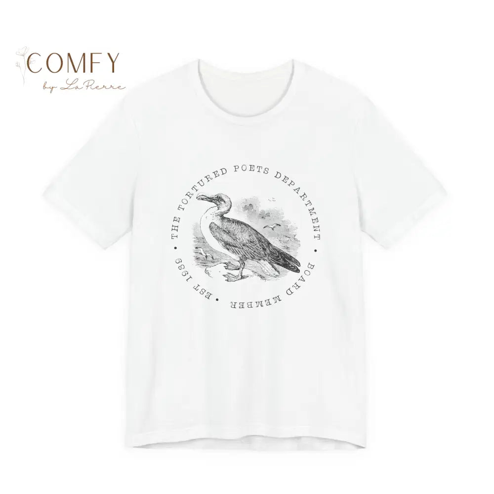 “Albatross” Poetic Graphic Tee • Dark Academia Literary Shirt • Aesthetic Minimalist Quote T-Shirt • Unisex Jersey Tee