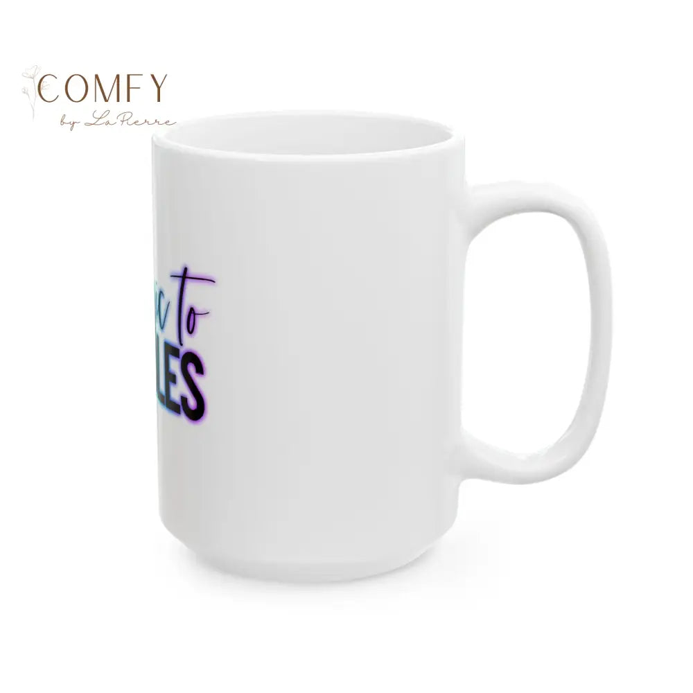 Ceramic Mug — ’Allergic to Assholes’ Rainbow Coffee Cup (11 oz. or 15 oz.) Mug