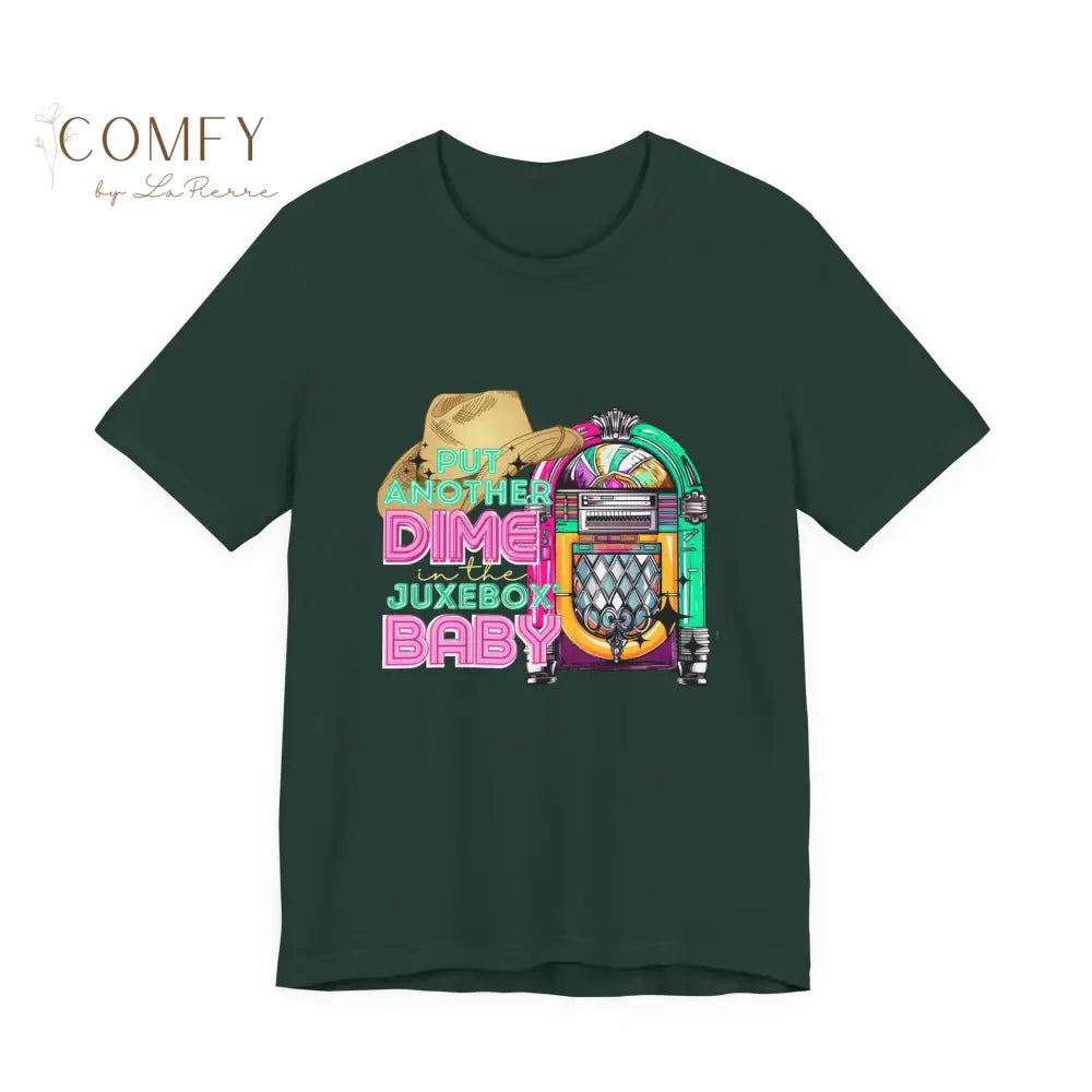 Another Dime in the Jukebox Shirt • Retro Music Graphic Tee • 80s Rock Song T-Shirt • Vintage Concert Style Unisex Tee