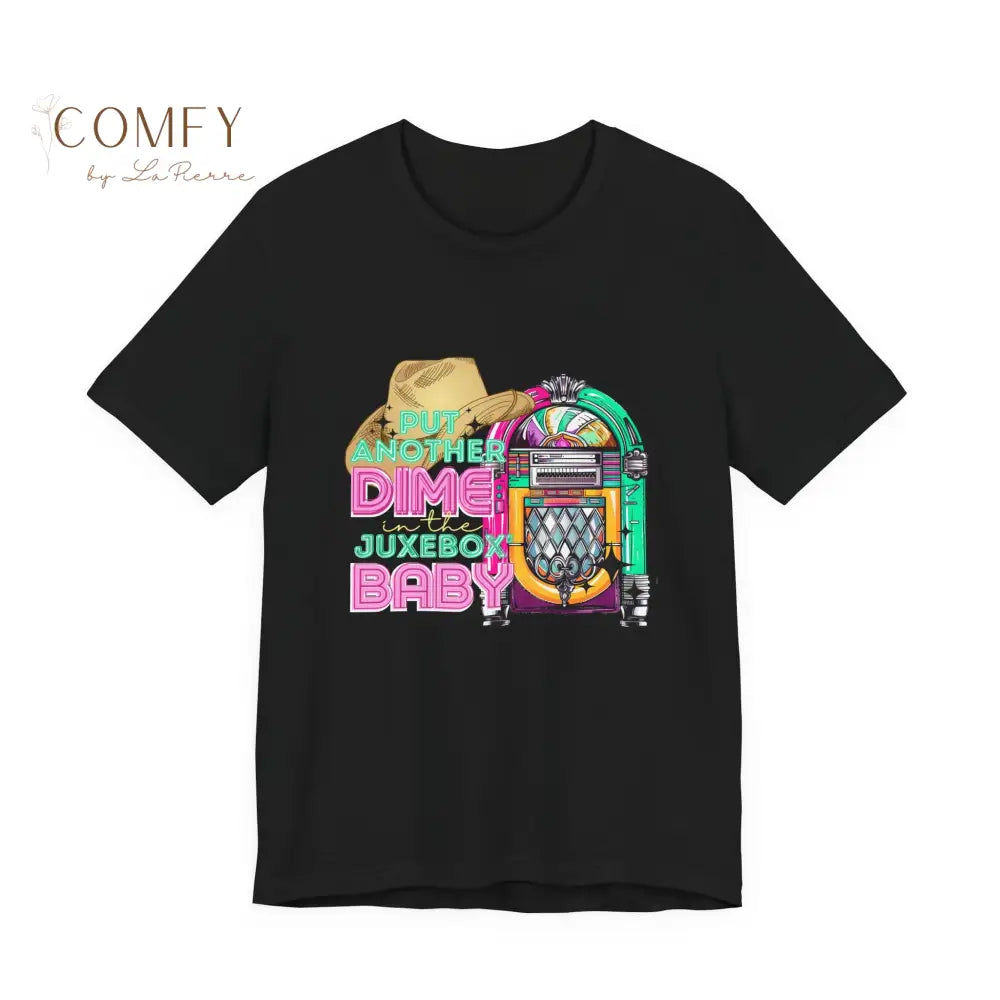 Another Dime in the Jukebox Shirt • Retro Music Graphic Tee • 80s Rock Song T-Shirt • Vintage Concert Style Unisex Tee