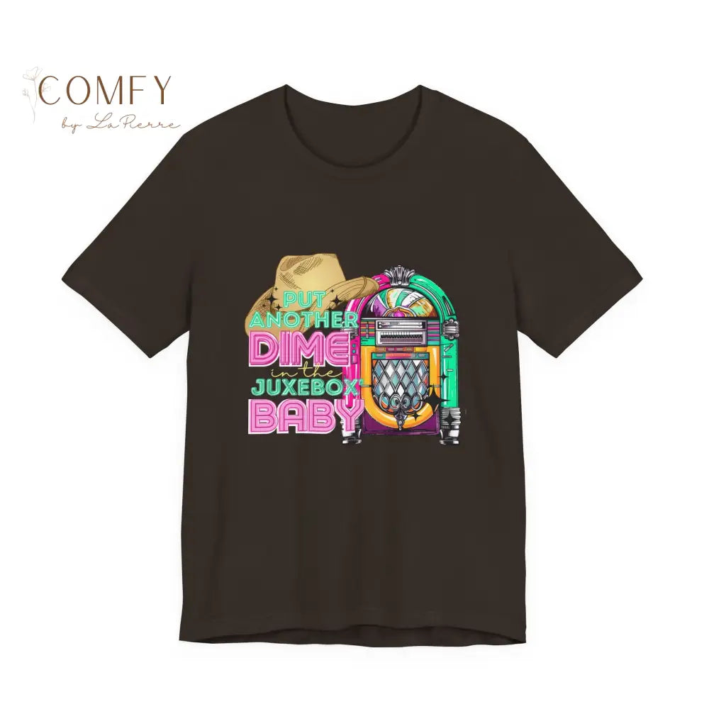 Another Dime in the Jukebox Shirt • Retro Music Graphic Tee • 80s Rock Song T-Shirt • Vintage Concert Style Unisex Tee