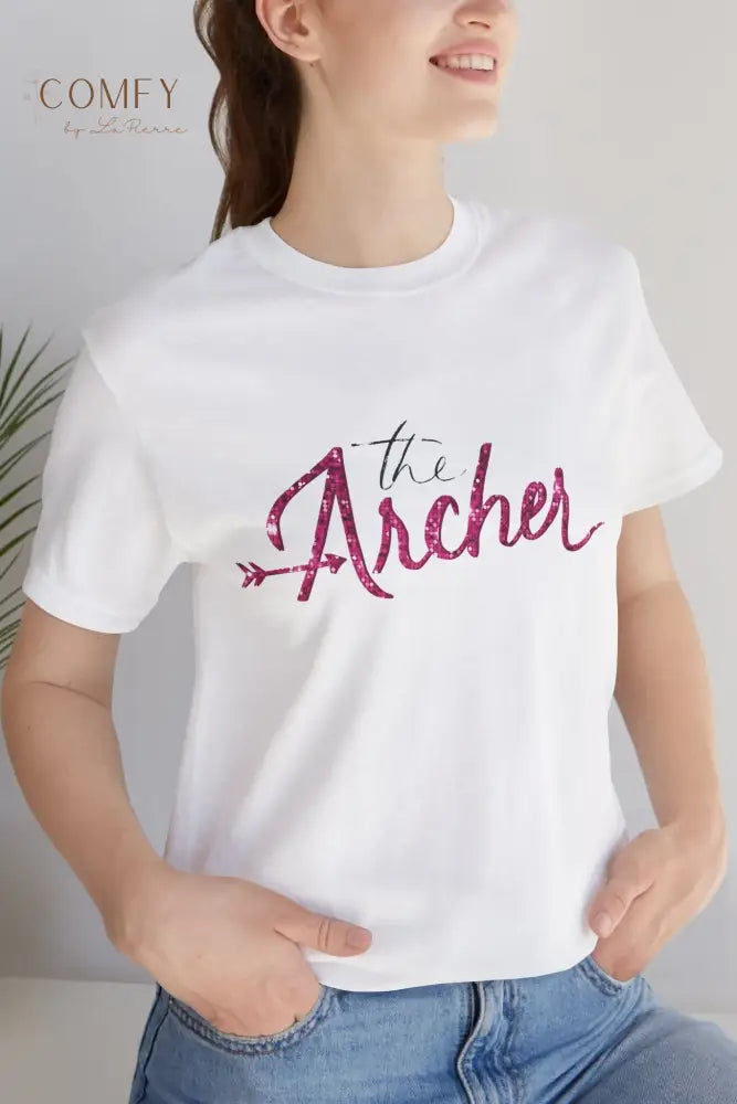 Archer Aesthetic Tee • Bow & Arrow Graphic Shirt • Minimalist Symbolic Unisex Jersey T-Shirt (XS–5XL) T-Shirt