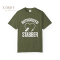 Authorized Stabber Phlebotomist Shirt • Funny Lab Tech Medical Humor Tee • Unisex Garment-Dyed T-Shirt (S–4XL) T-Shirt