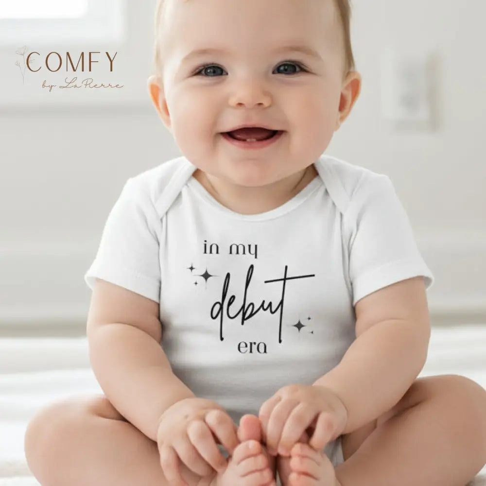 Baby Debut Onesie • “In My Baby Debut Era” Infant Bodysuit • Cute Newborn Announcement Outfit • Baby One-Piece Bodysuit
