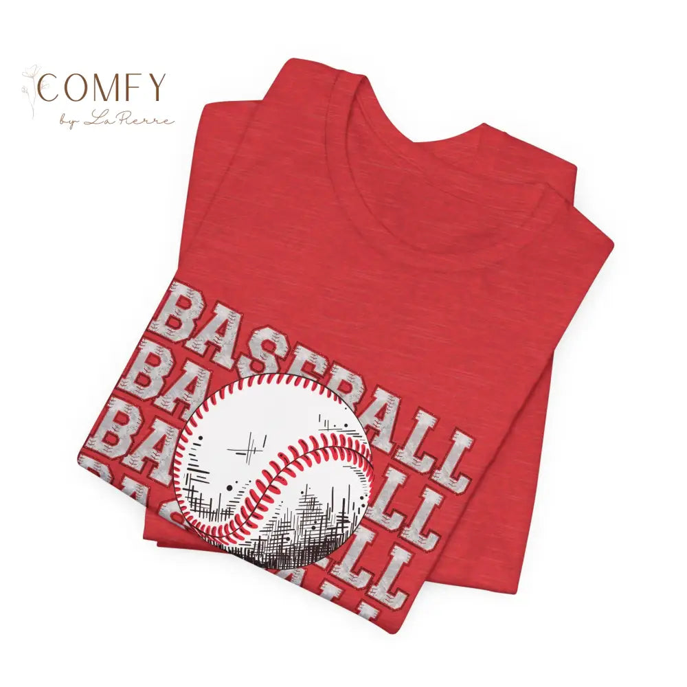 Baseball Aunt Shirt • Proud Baseball Auntie Game Day Tee • Unisex Jersey Short Sleeve T-Shirt (XS–5XL) T-Shirt