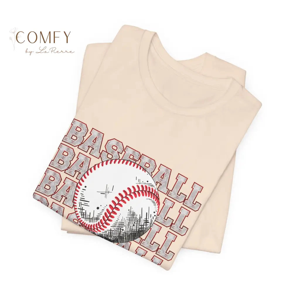 Baseball Aunt Shirt • Proud Baseball Auntie Game Day Tee • Unisex Jersey Short Sleeve T-Shirt (XS–5XL) T-Shirt