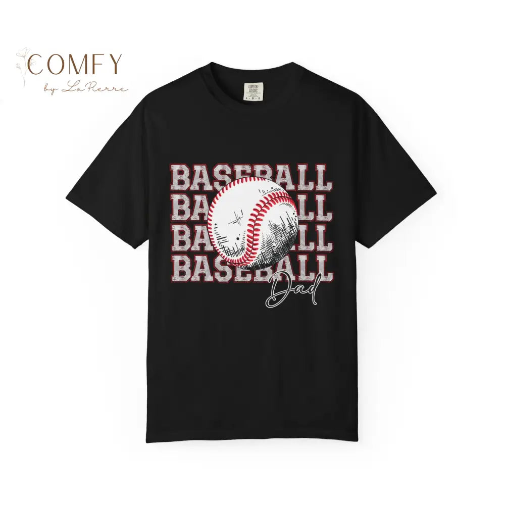 Baseball Dad Shirt • Proud Baseball Parent Tee • Unisex Garment-Dyed T-Shirt (S–4XL) T-Shirt