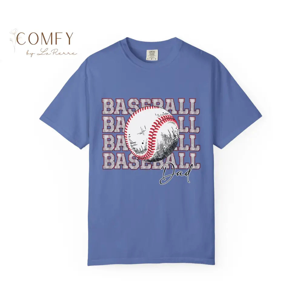 Baseball Dad Shirt • Proud Baseball Parent Tee • Unisex Garment-Dyed T-Shirt (S–4XL) T-Shirt