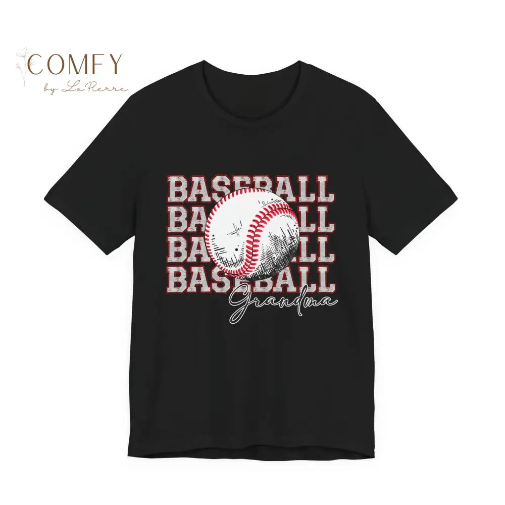 Baseball Grandma Shirt • Proud Baseball Granny Game Day Tee • Unisex Jersey Short Sleeve T-Shirt (XS–4XL) T-Shirt