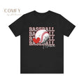 Baseball Mama Shirt • Proud Baseball Mom Game Day Tee • Unisex Jersey Short Sleeve T-Shirt (XS–5XL) Black / XS T-Shirt