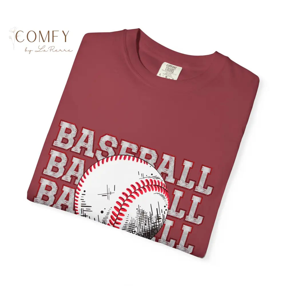 Baseball Shirt • Vintage Baseball Player Tee • Unisex Garment-Dyed T-Shirt (S–4XL) T-Shirt