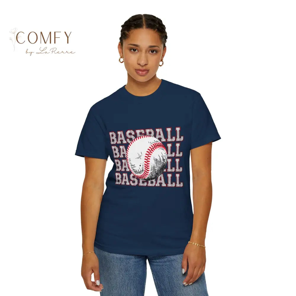 Baseball Shirt • Vintage Baseball Player Tee • Unisex Garment-Dyed T-Shirt (S–4XL) T-Shirt