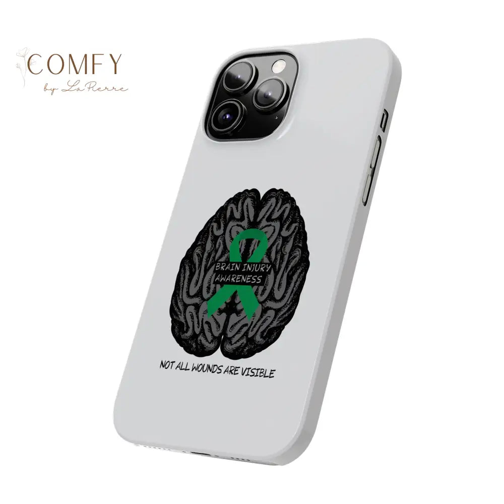 Brain Injury Awareness (TBI) Slim Phone Case Phone Case
