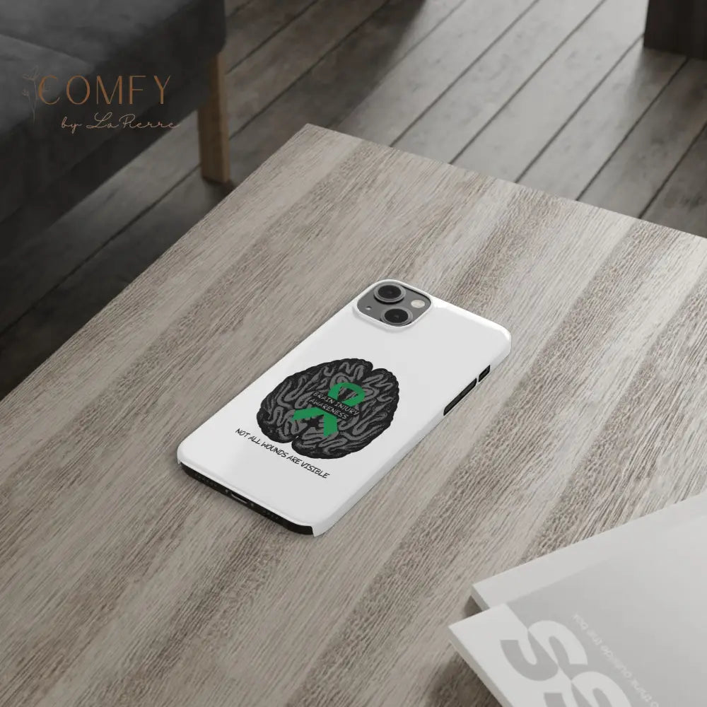 Brain Injury Awareness (TBI) Slim Phone Case Phone Case