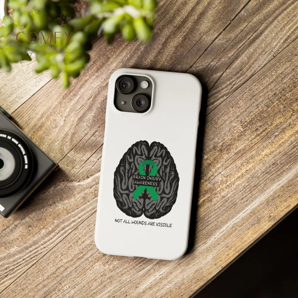 Brain Injury Awareness (TBI) Slim Phone Case Phone Case