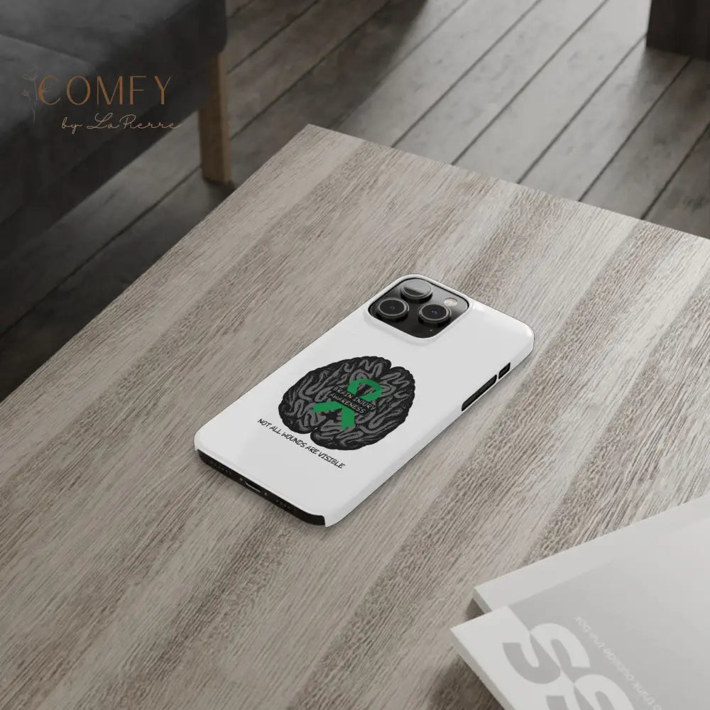 Brain Injury Awareness (TBI) Slim Phone Case Phone Case