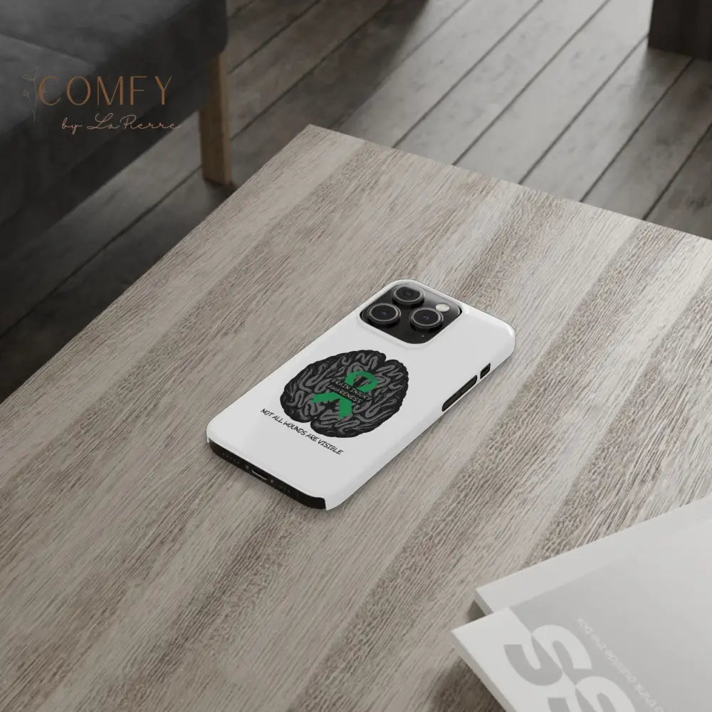 Brain Injury Awareness (TBI) Slim Phone Case Phone Case