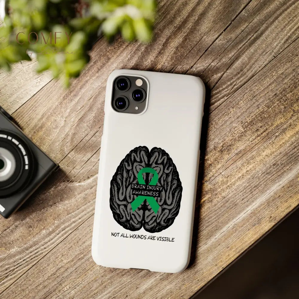 Brain Injury Awareness (TBI) Slim Phone Case Phone Case