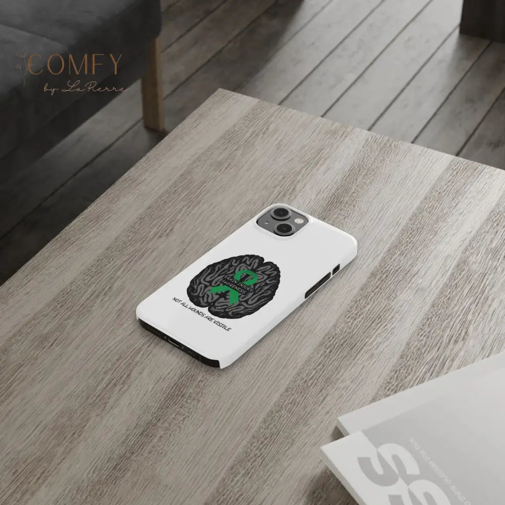 Brain Injury Awareness (TBI) Slim Phone Case Phone Case