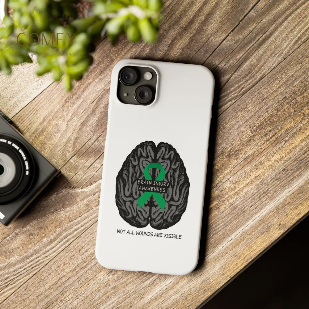 Brain Injury Awareness (TBI) Slim Phone Case Phone Case