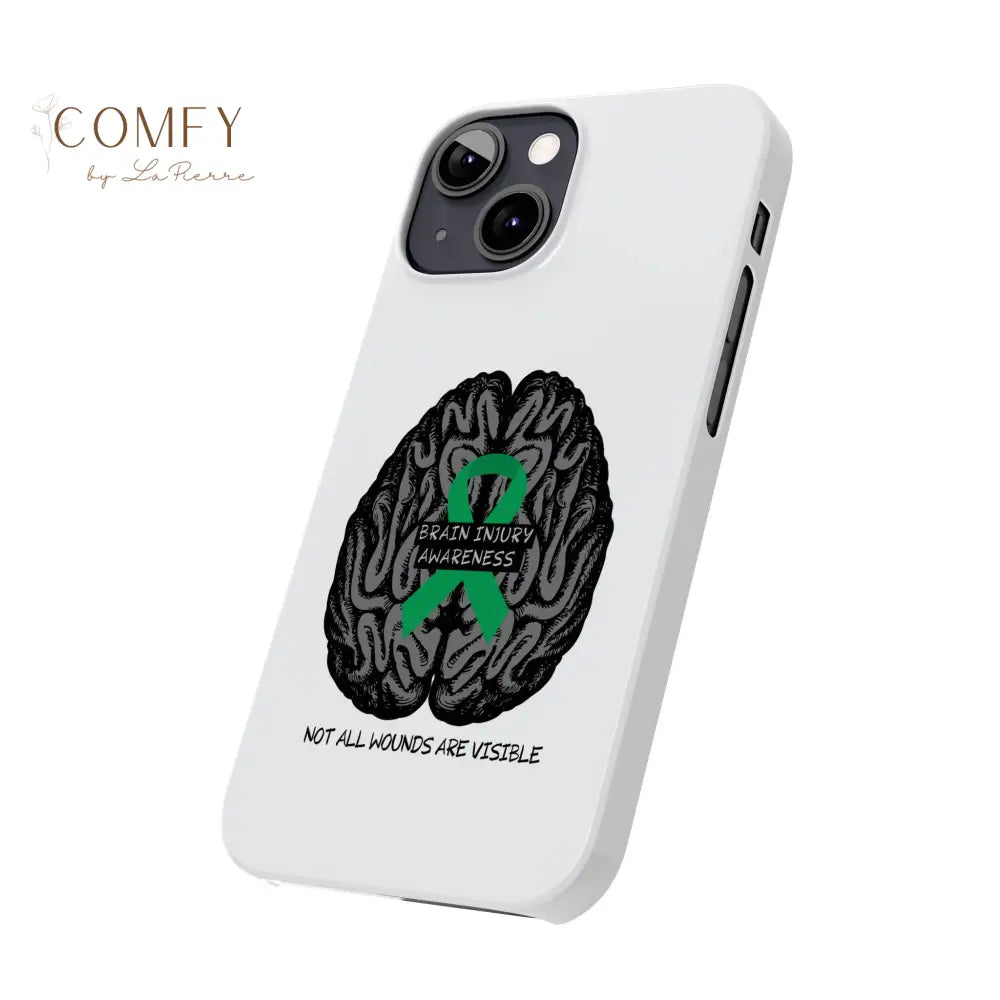 Brain Injury Awareness (TBI) Slim Phone Case Phone Case