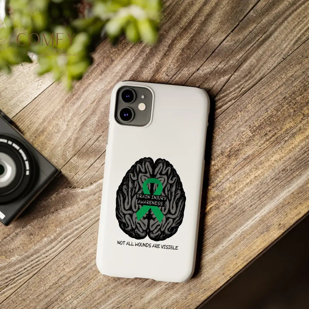 Brain Injury Awareness (TBI) Slim Phone Case Phone Case