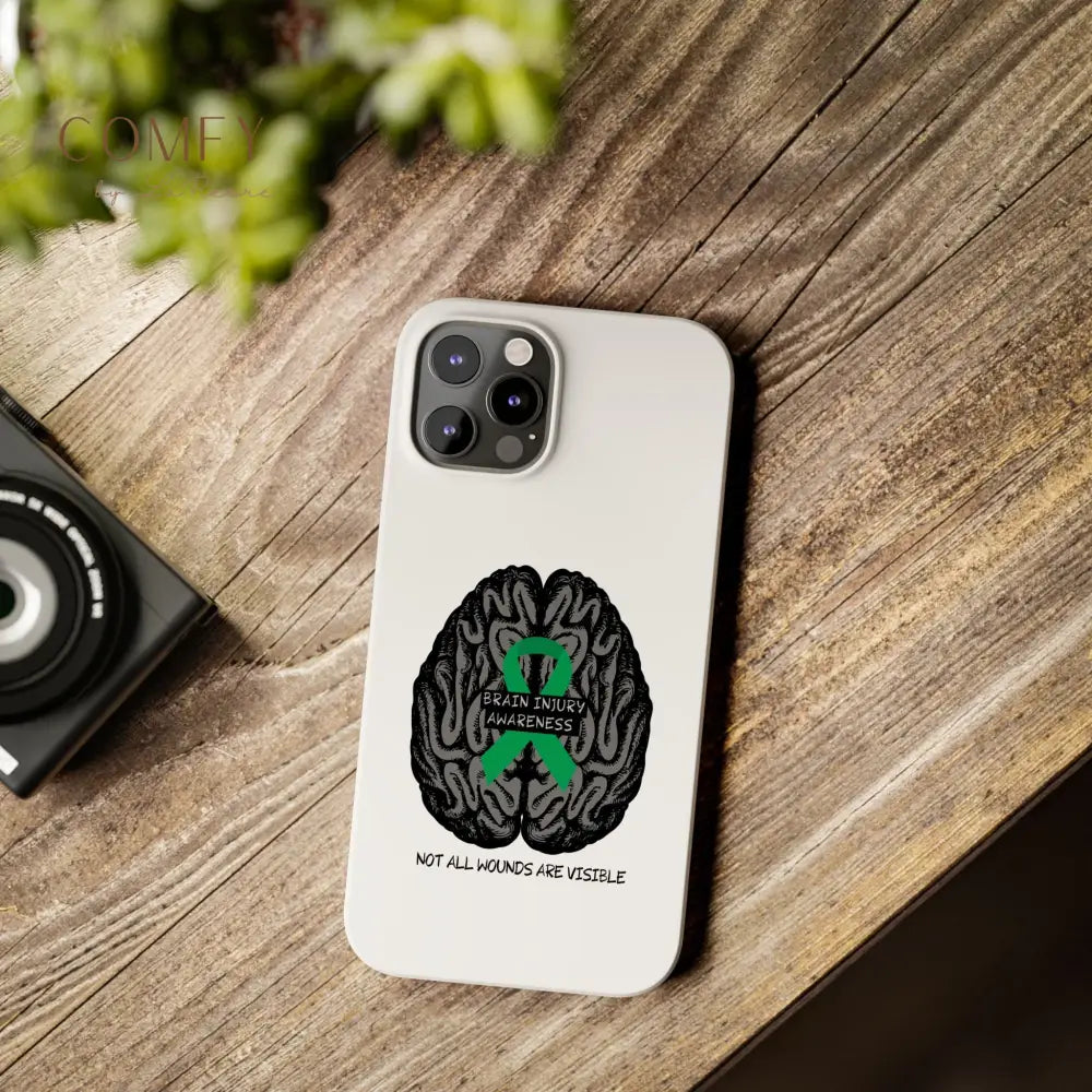 Brain Injury Awareness (TBI) Slim Phone Case Phone Case
