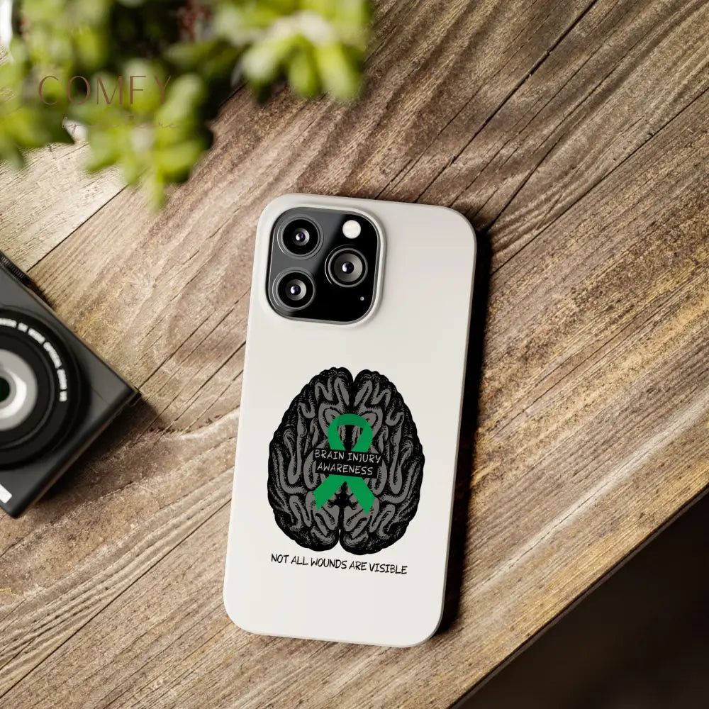 Brain Injury Awareness (TBI) Slim Phone Case Phone Case