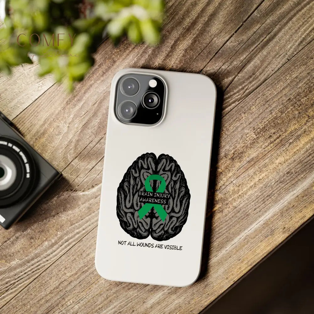 Brain Injury Awareness (TBI) Slim Phone Case Phone Case