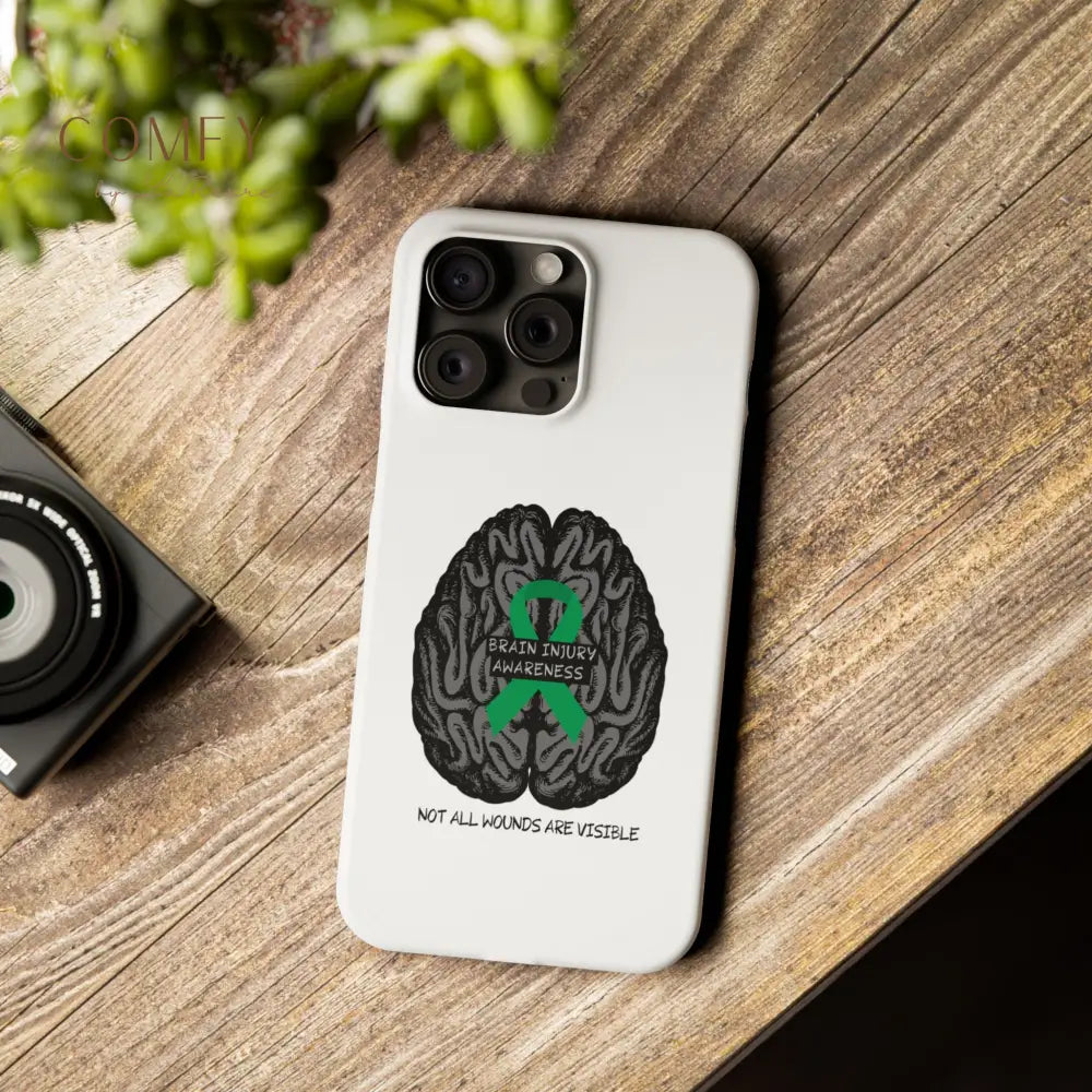 Brain Injury Awareness (TBI) Slim Phone Case Phone Case