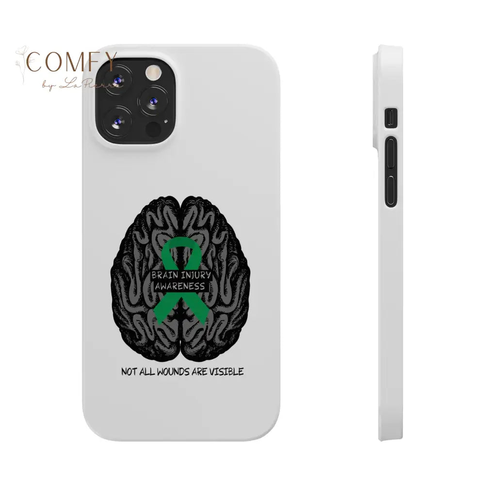 Brain Injury Awareness (TBI) Slim Phone Case iPhone 12/12 Pro Phone Case