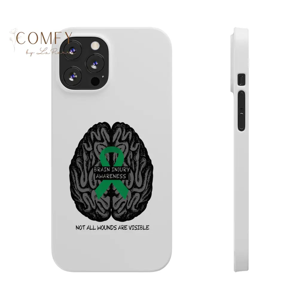 Brain Injury Awareness (TBI) Slim Phone Case iPhone 12 Pro Max Phone Case