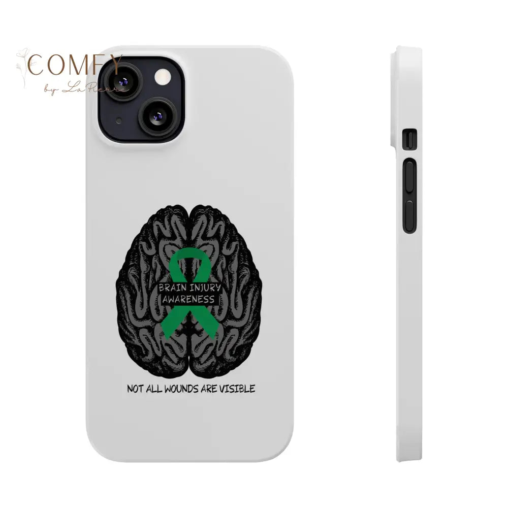 Brain Injury Awareness (TBI) Slim Phone Case iPhone 13 Phone Case