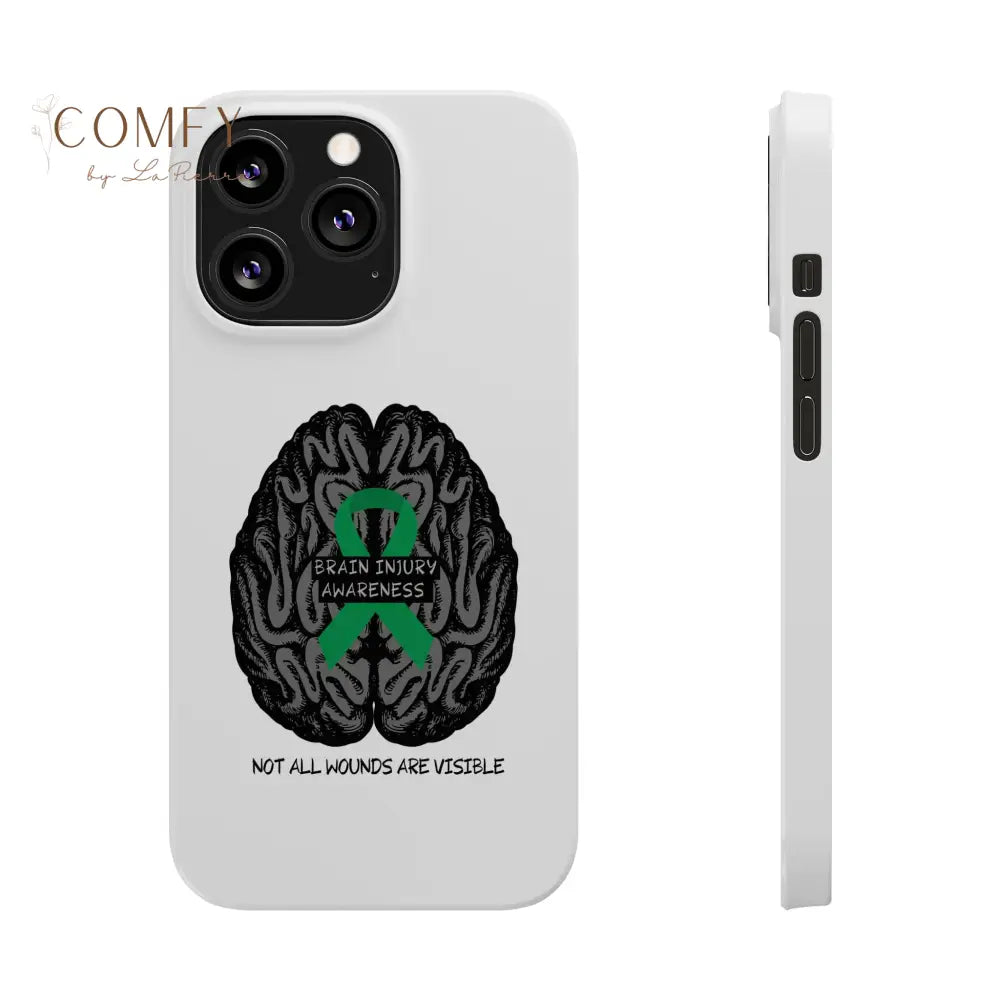 Brain Injury Awareness (TBI) Slim Phone Case iPhone 13 Pro Phone Case