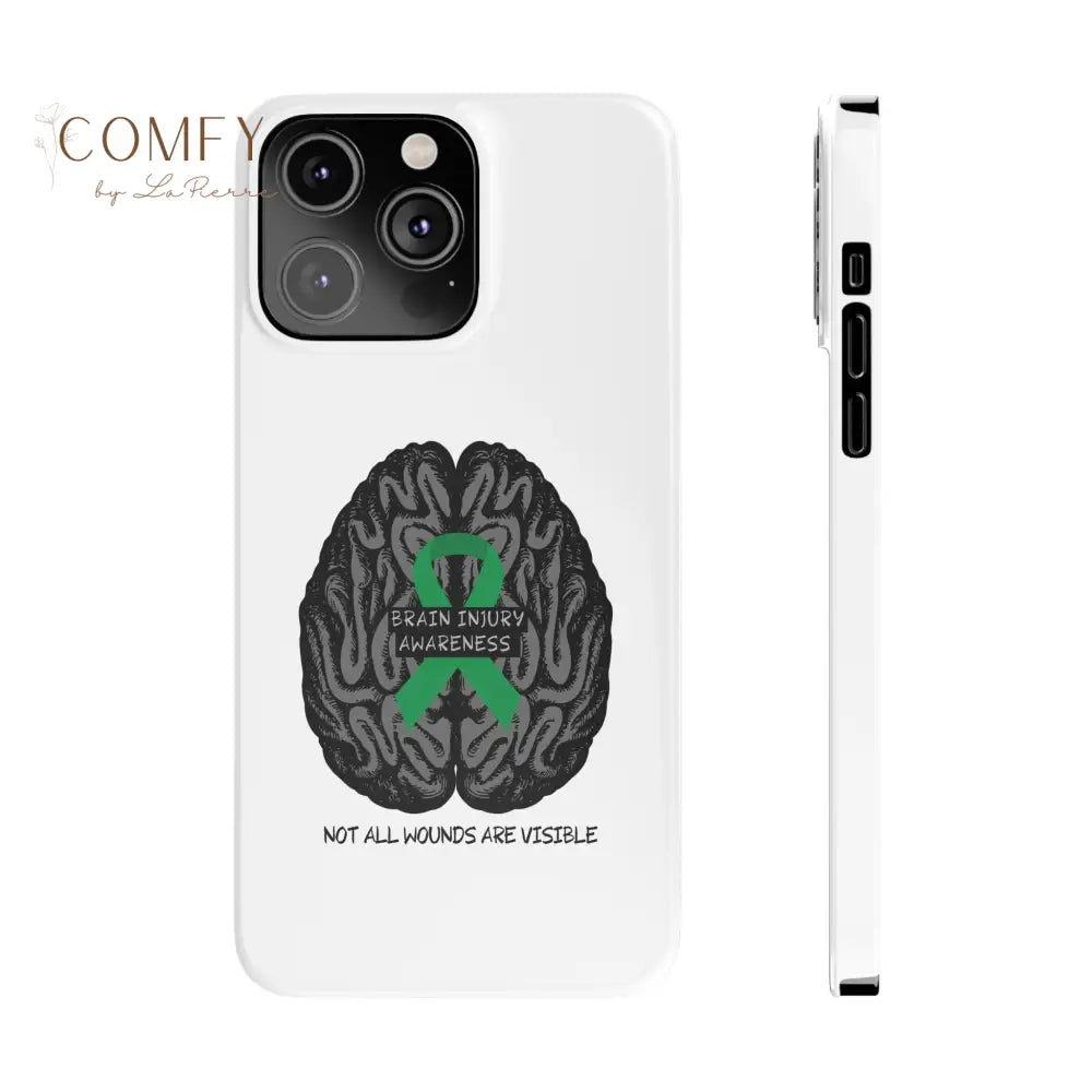 Brain Injury Awareness (TBI) Slim Phone Case iPhone 14 Pro Max Phone Case