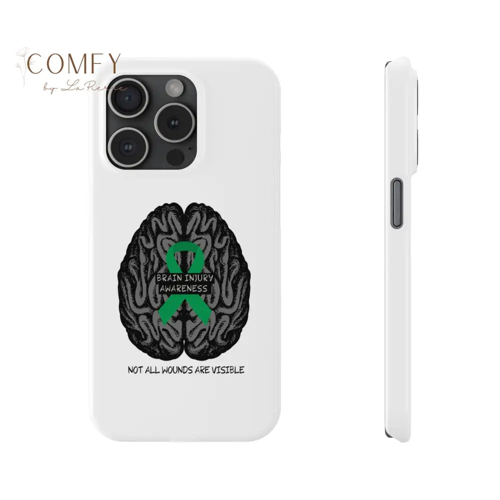 Brain Injury Awareness (TBI) Slim Phone Case iPhone 15 Pro Phone Case